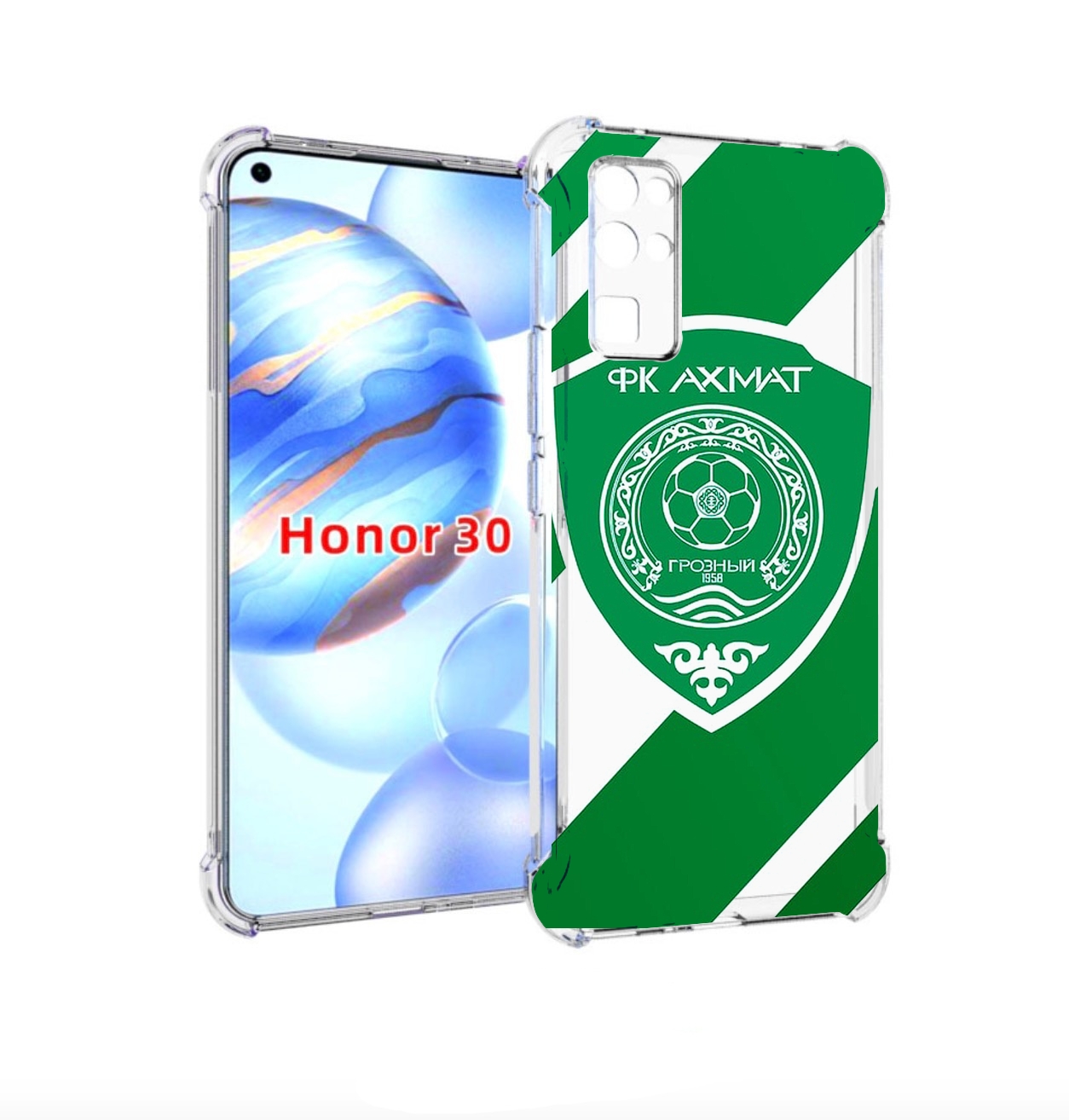 

Чехол бампер MyPads фк ахмат грозныи мужской для Honor 30 (BMH-, Прозрачный, Tocco