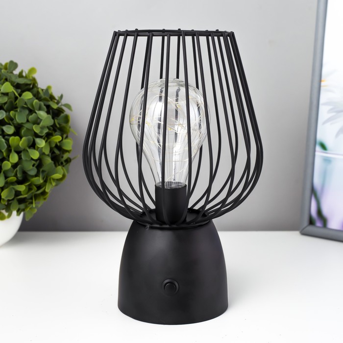 

Ночник "Арти" LED от батареек 3хАА черный 15х15х25 см