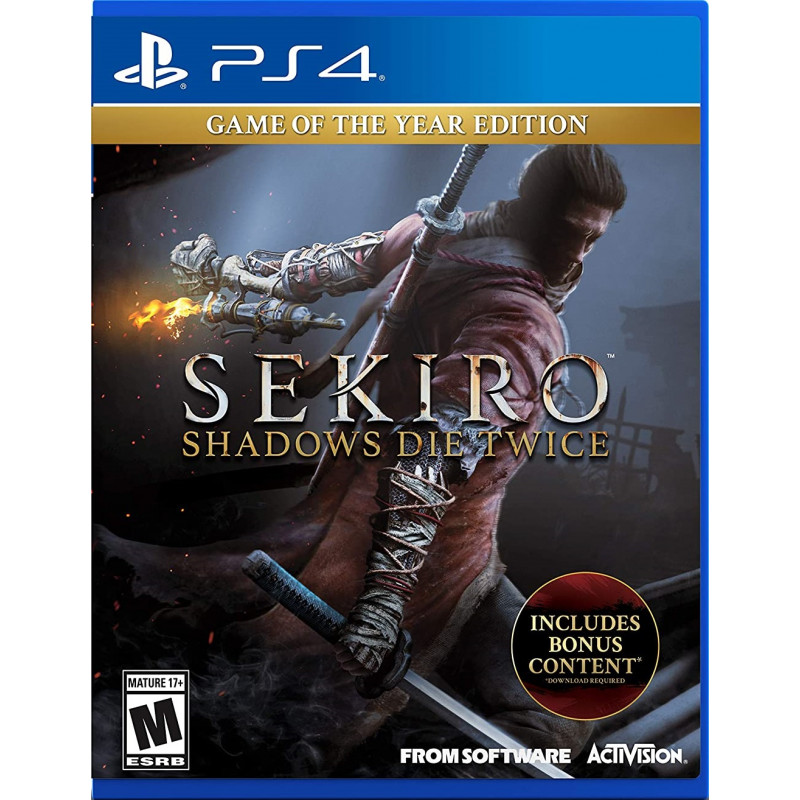 

Игра Sekiro: Shadows Die Twice. Game of the Year Edition (английская версия) (PS4), Sekiro: Shadows Die Twice. Game of the Year Edition