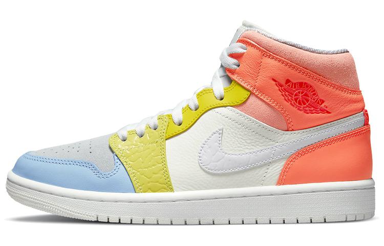 

Кеды унисекс Jordan Air Jordan 1 mid to my first coach разноцветные 38 EU, Разноцветный, Air Jordan 1 mid to my first coach