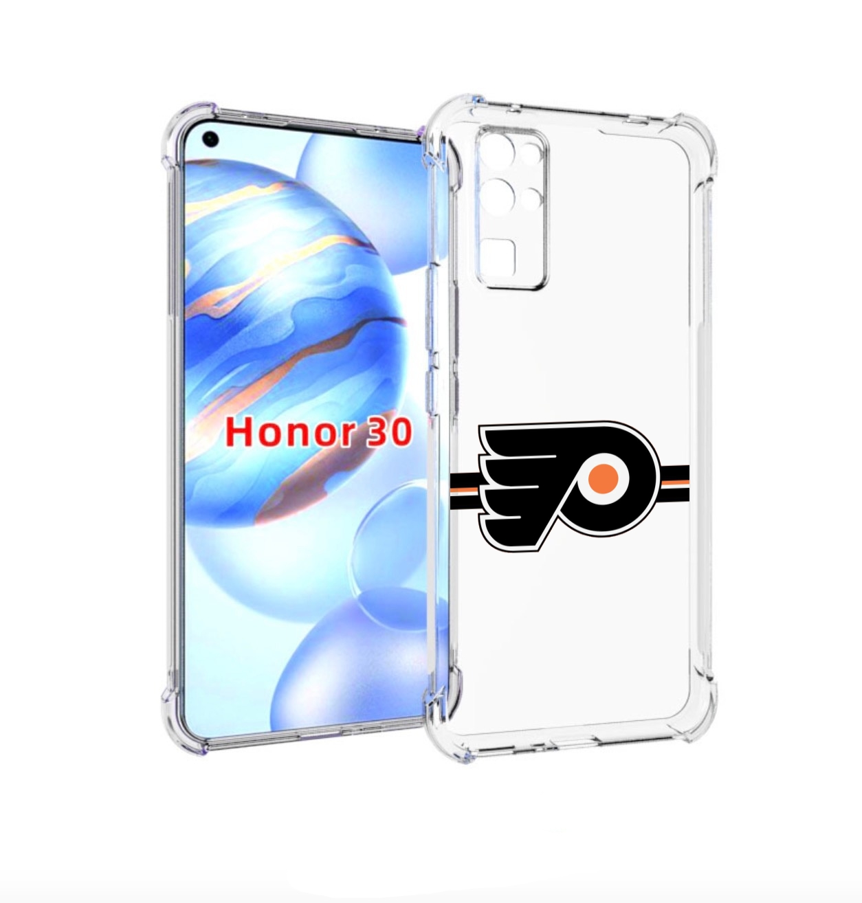

Чехол бампер MyPads филадельфия флаерс мужской для Honor 30 (BMH, Прозрачный, Tocco