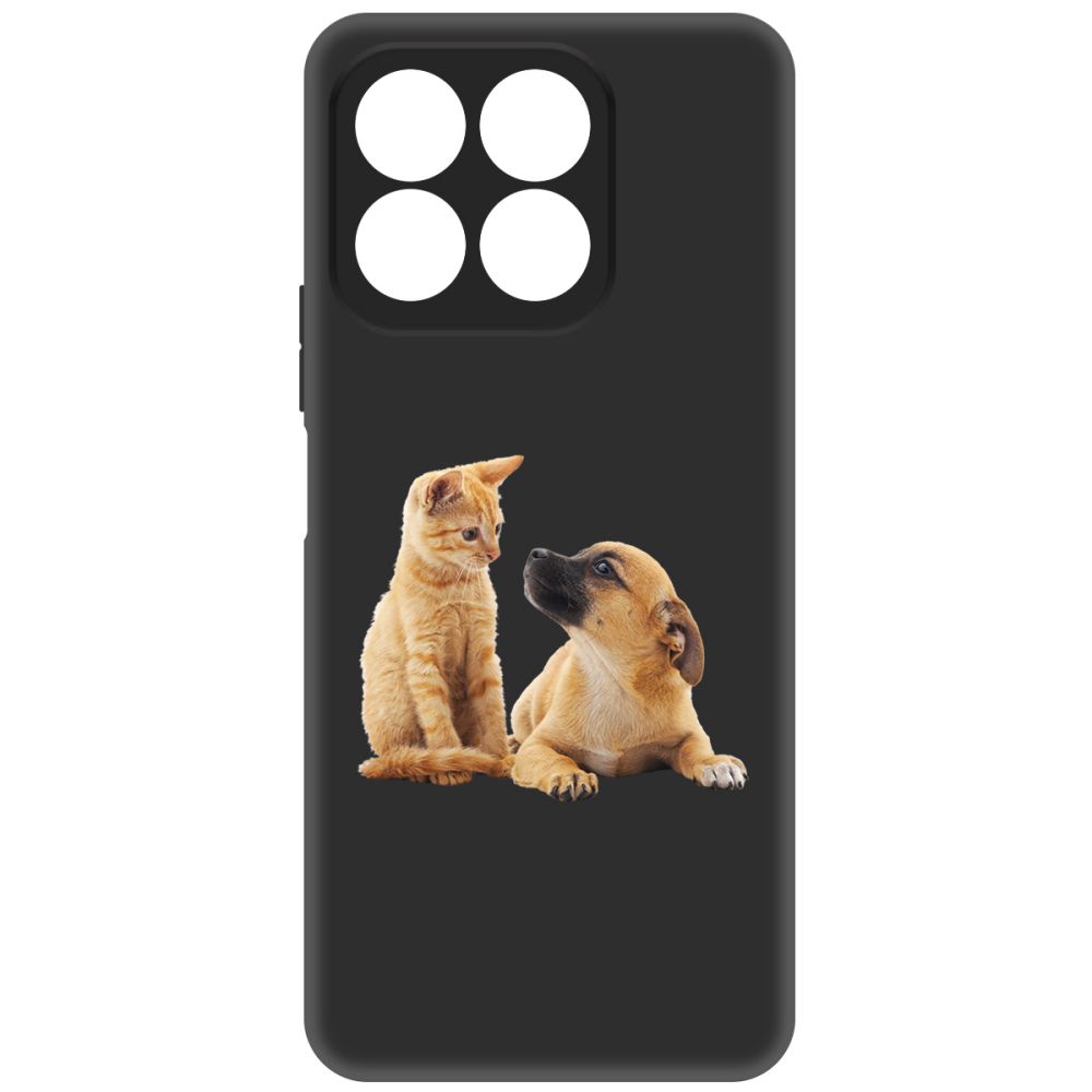 

Чехол-накладка Krutoff Soft Case Лучшие друзья для Honor X8b черный