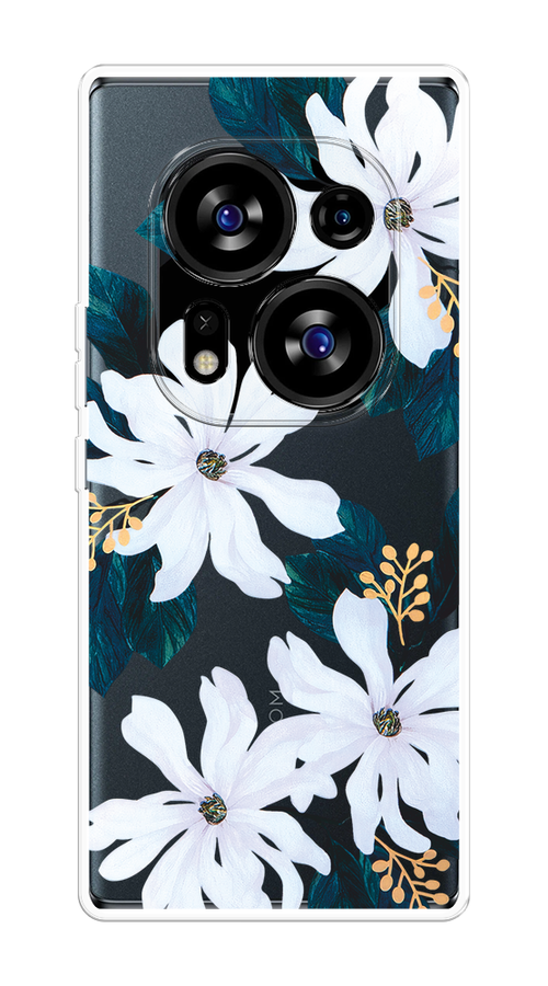

Чехол на Tecno Phantom X2/X2 Pro "Delilah Flower", Зеленый;белый, 303350-1