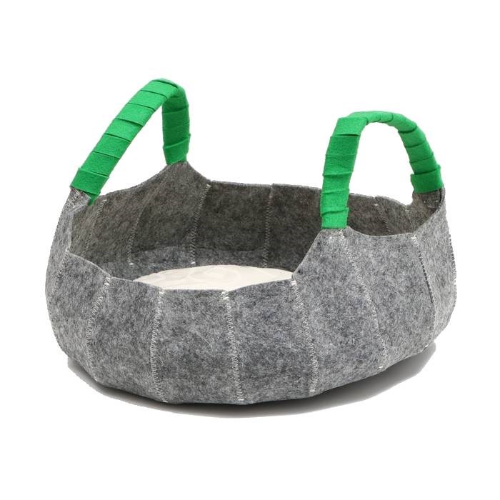 

Лежанка для животных из войлока Тыква с подушкой