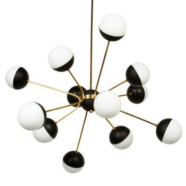 фото Люстра rewire custom orb chandelier in 1950 imperiumloft