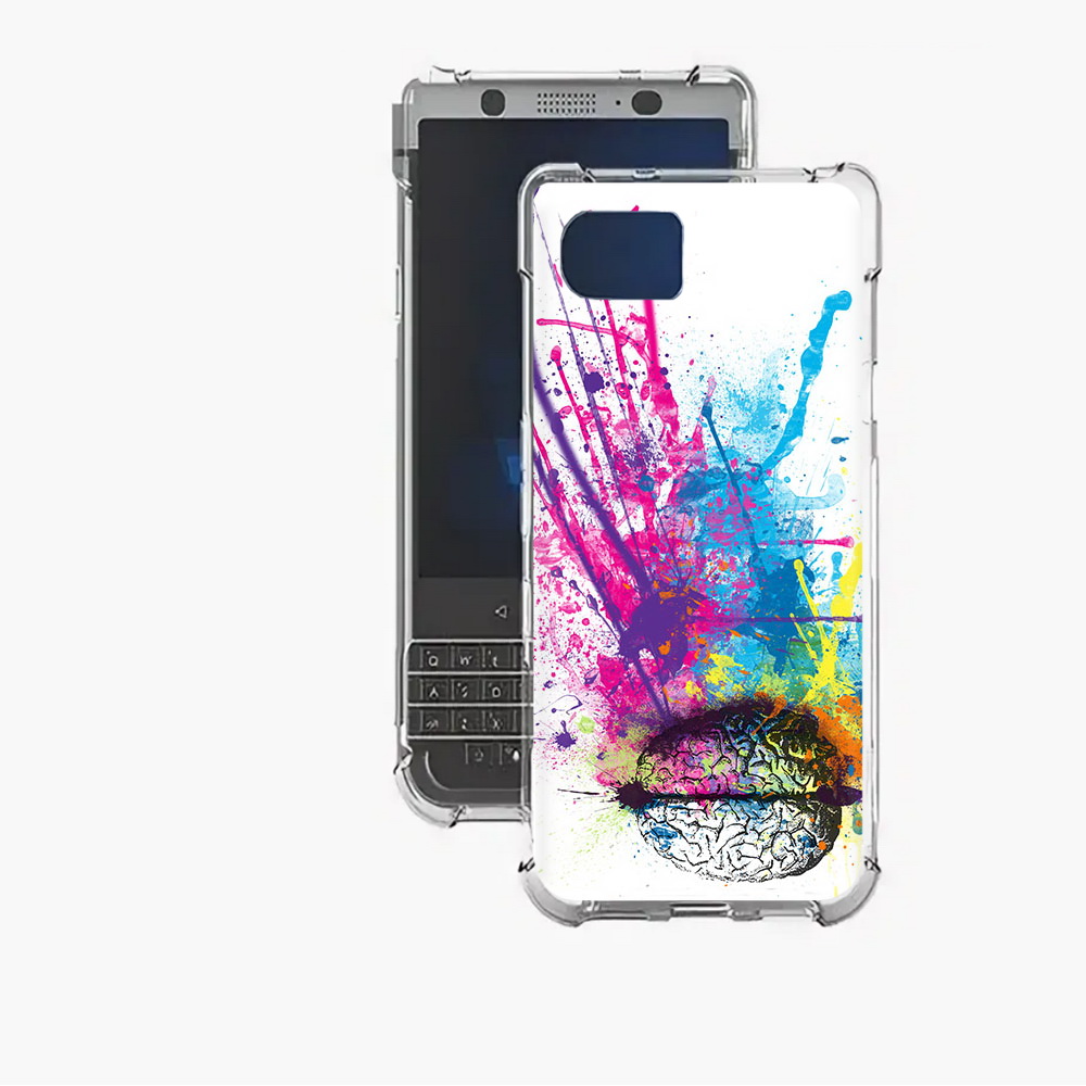 

Чехол MyPads Tocco для BlackBerry Motion яркий красочный мозг, Прозрачный, Tocco