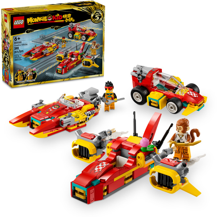 

Конструктор Lego Monkie Kid 80050 Креативный Транспорт 390 дет.