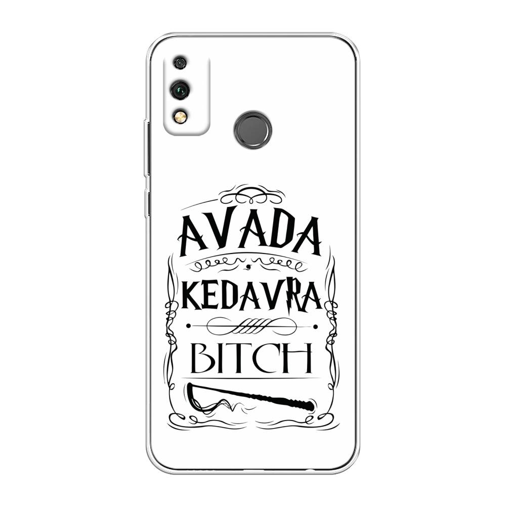 

Чехол на Honor 9X Lite "Avada kedavra bitch", Белый;серый;черный, 6104250-6