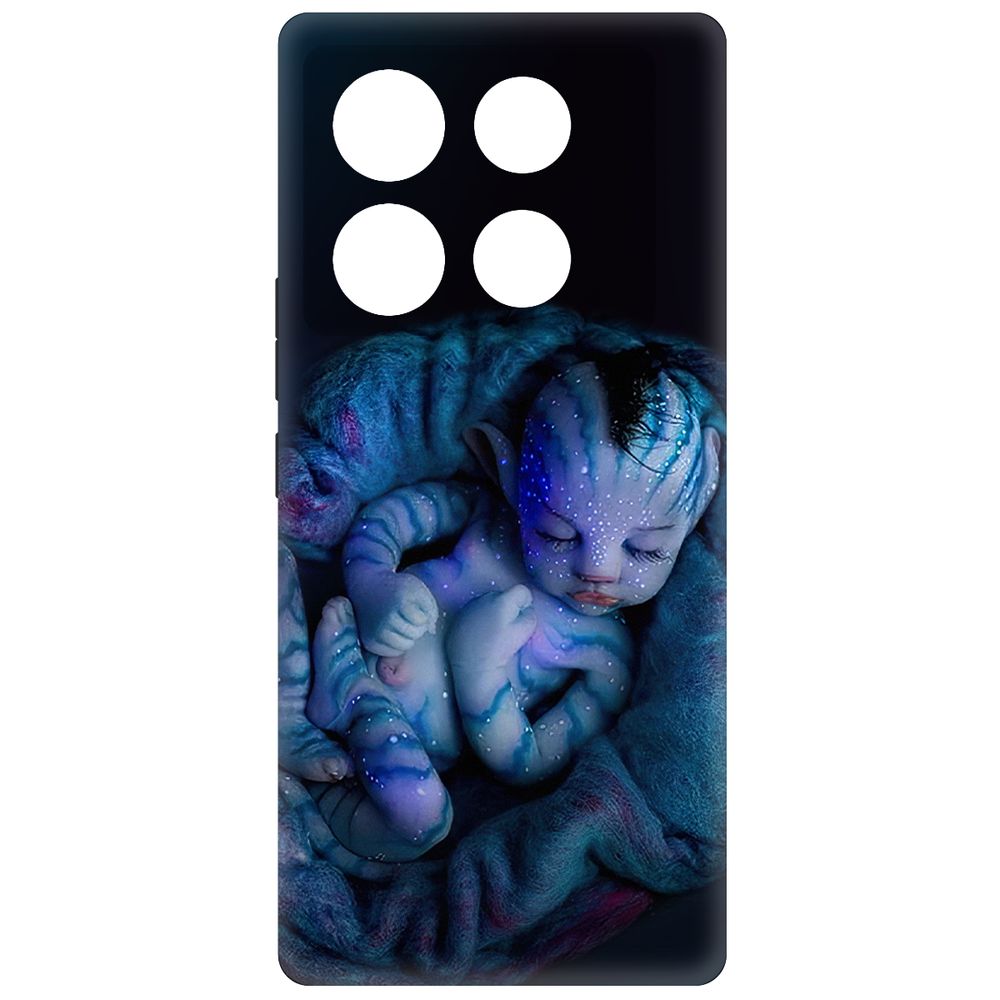 

Чехол-накладка Krutoff Soft Case Аватар - Малышка для INFINIX Note 40 Pro 5G черный