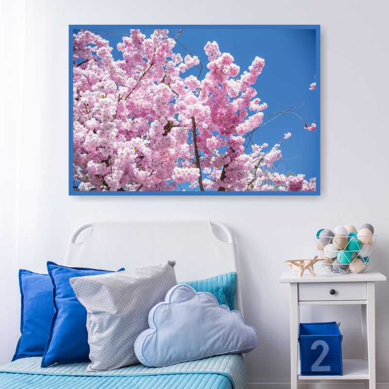 

Постер на холсте ПолиЦентр Весеннее Цветущее Дерево Вишни 40х30 см, ВесеннееЦветущееДеревоВишни