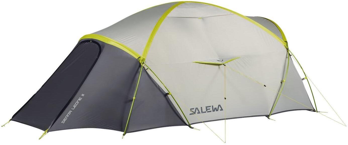 фото Палатка кемпинговая salewa sierra leone iii трехместная light grey/cactus