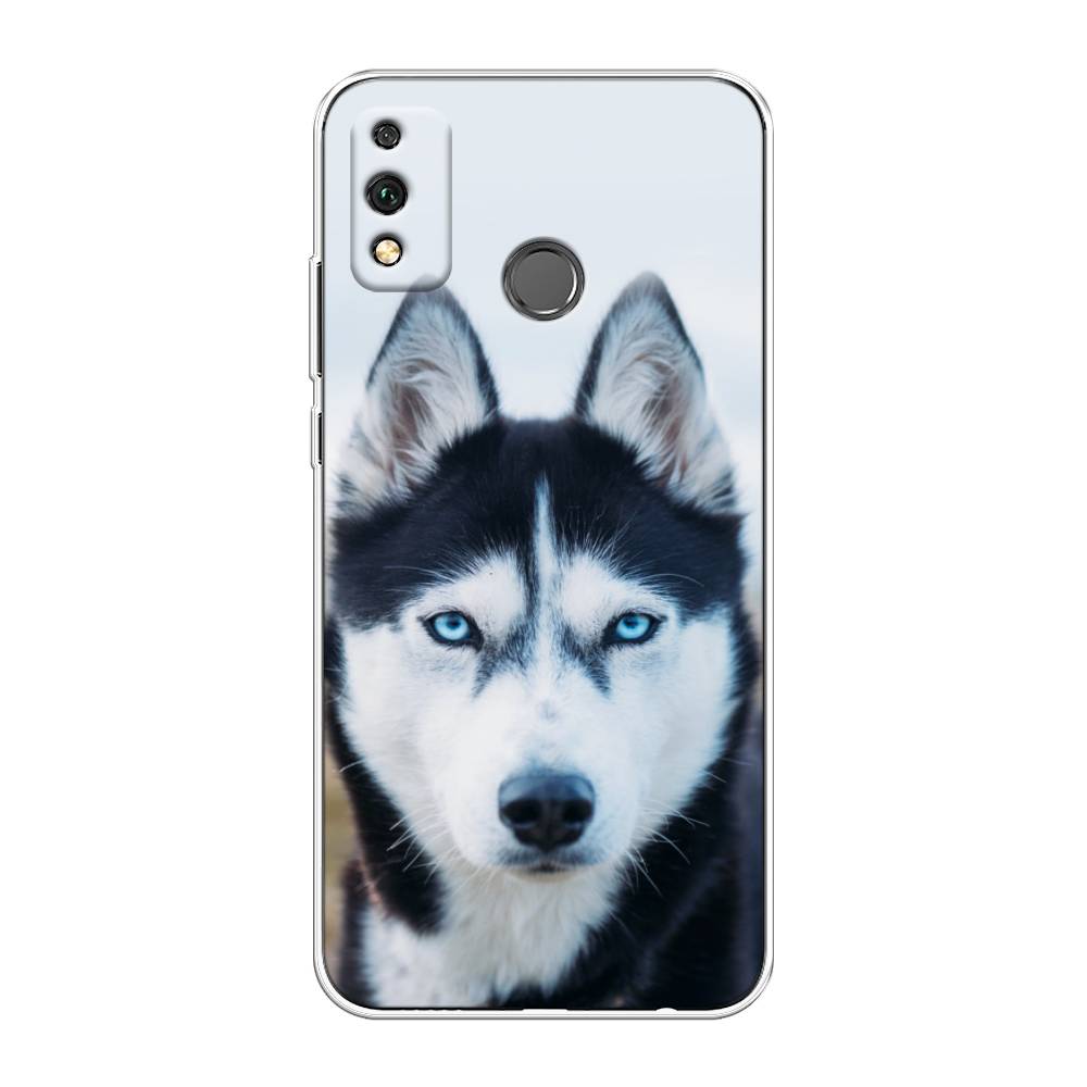 

Чехол на Honor 9X Lite "Хаски 2", Синий;белый, 6104250-1