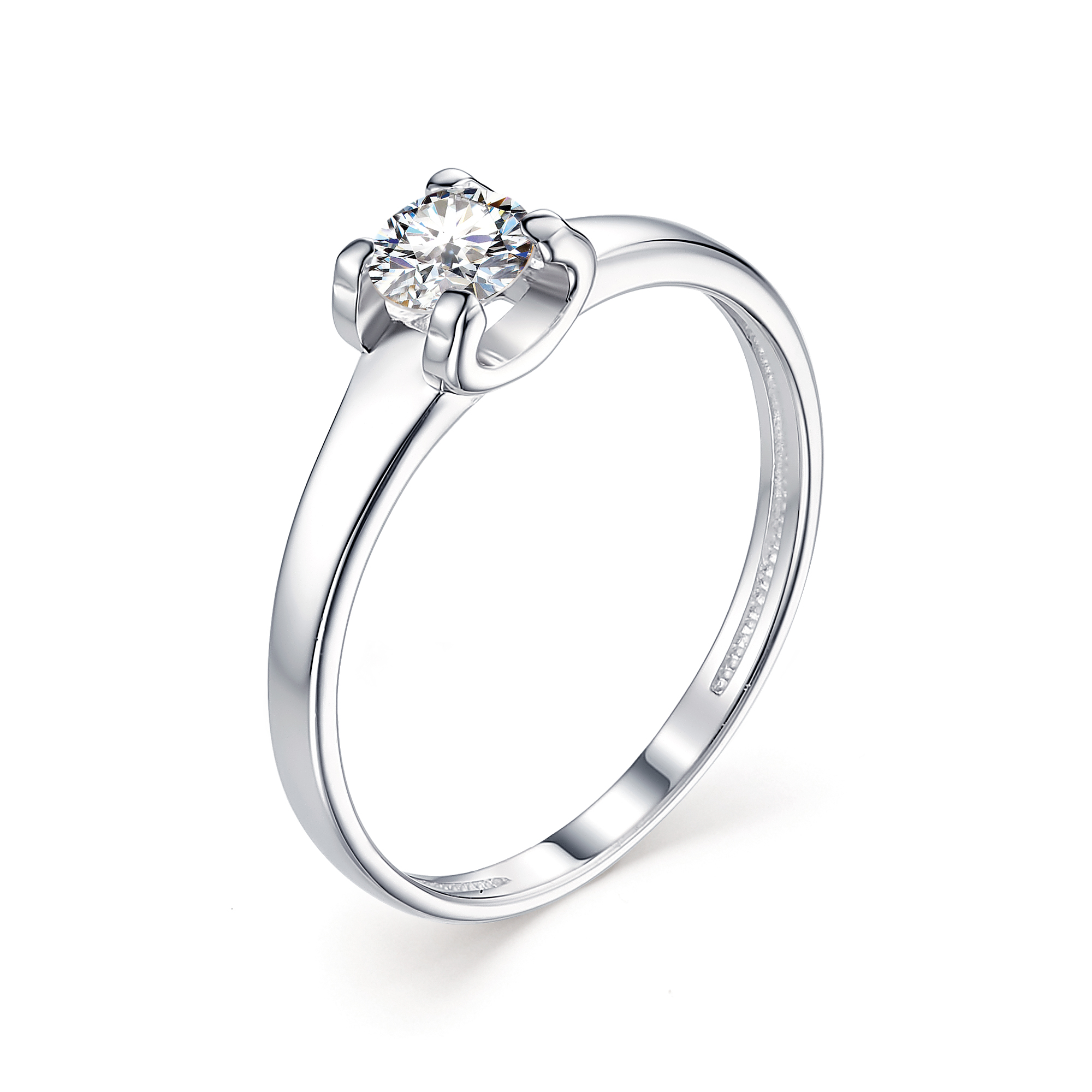 

Кольцо из серебра с цирконом р.17,5 АЛЬКОР 01-1253/00КЦ-00, 01-1253/00КЦ-00