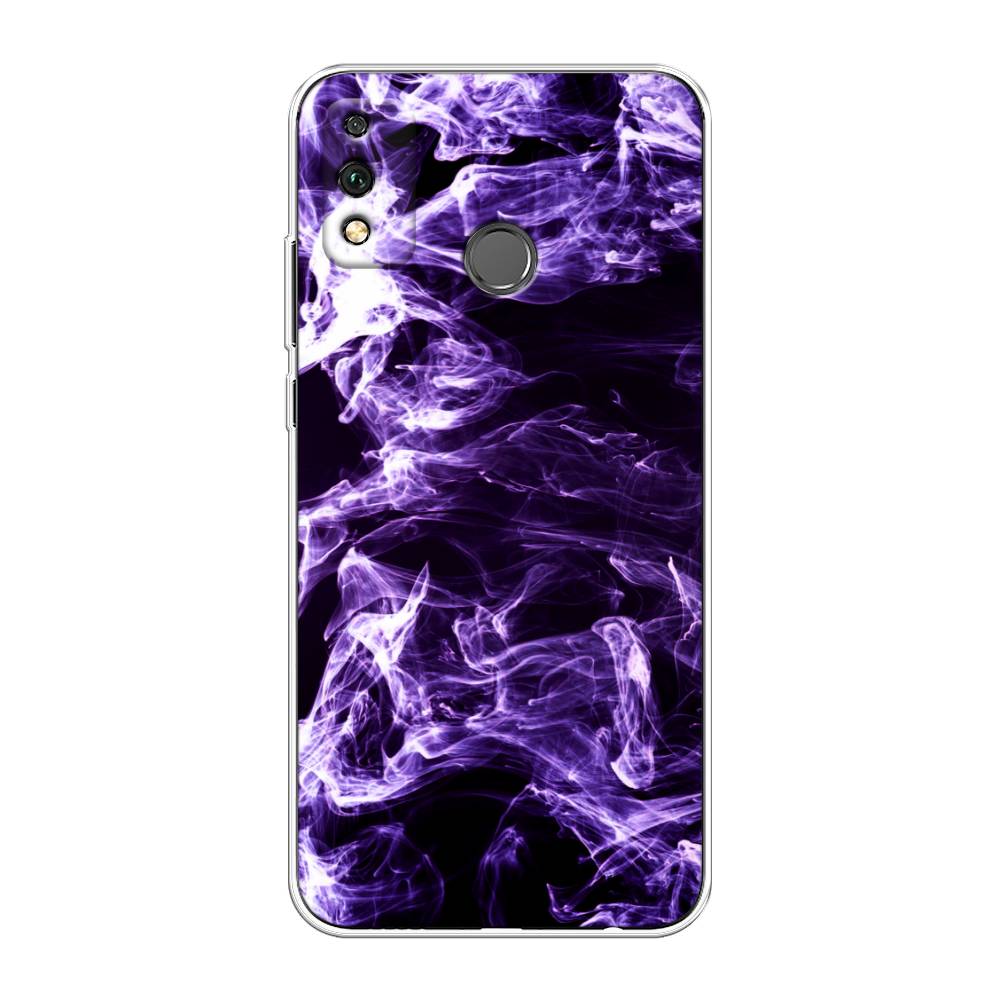 

Чехол на Honor 9X Lite "Фиолетовый дым", Фиолетовый;белый;черный, 6104250-3