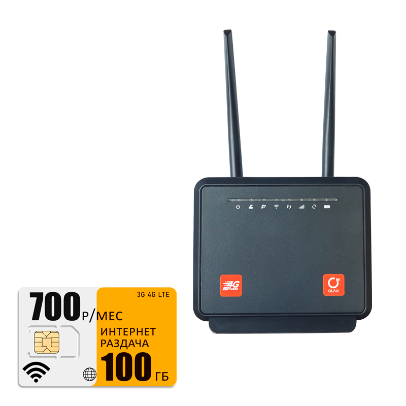 

Wi-Fi роутер Olax MC60 (komplekt-mc60-bee-100gb-pro-sb), MC60