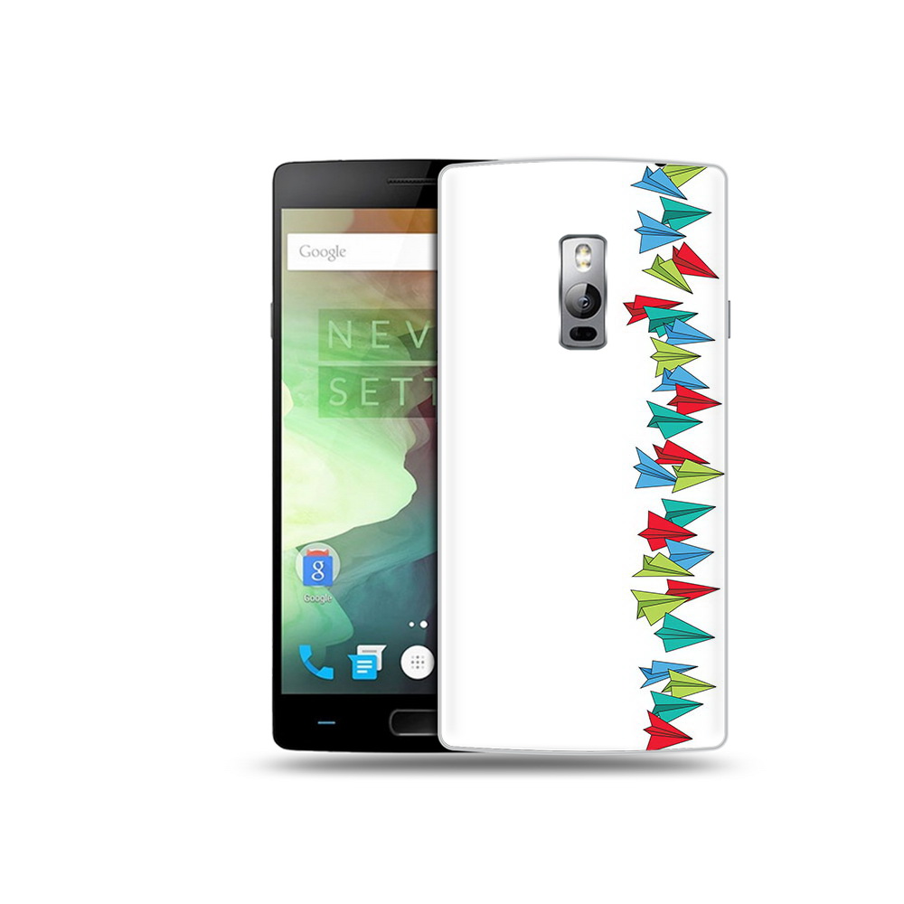 

Чехол MyPads Tocco для OnePlus 2 самолетики из листочков, Прозрачный, Tocco