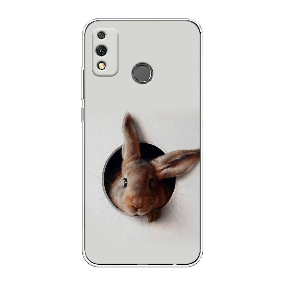 

Чехол на Honor 9X Lite "Любопытный кролик", Серый;коричневый, 6104250-1