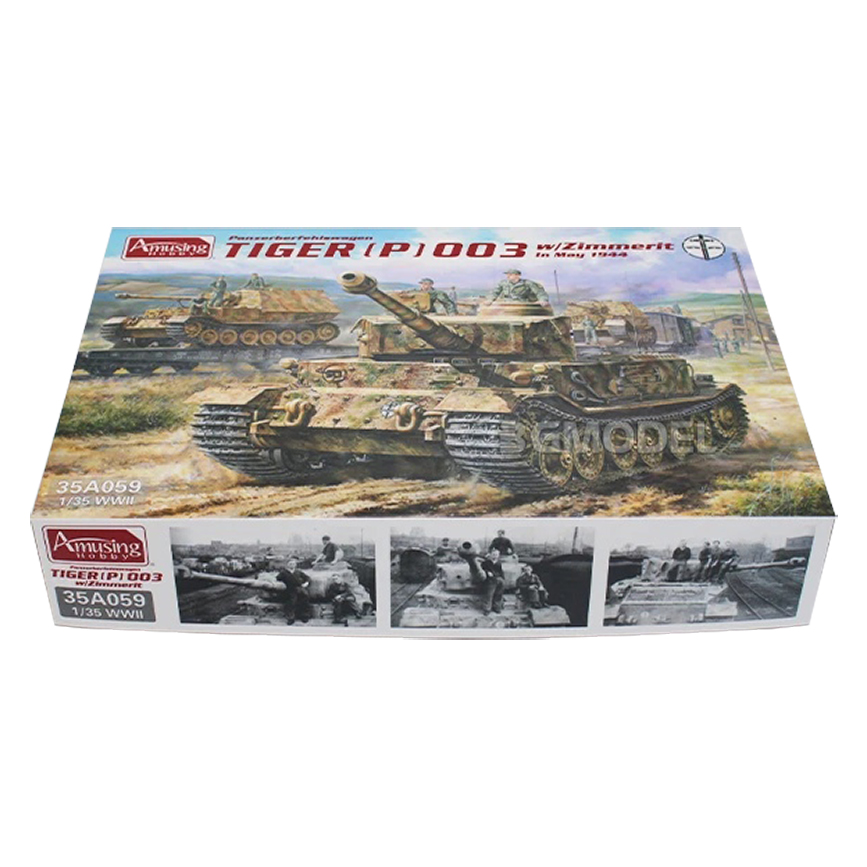 

Сборная модель Amusing Hobby Танк Tiger P 003 35A059, 1/35, Tiger (P) 003