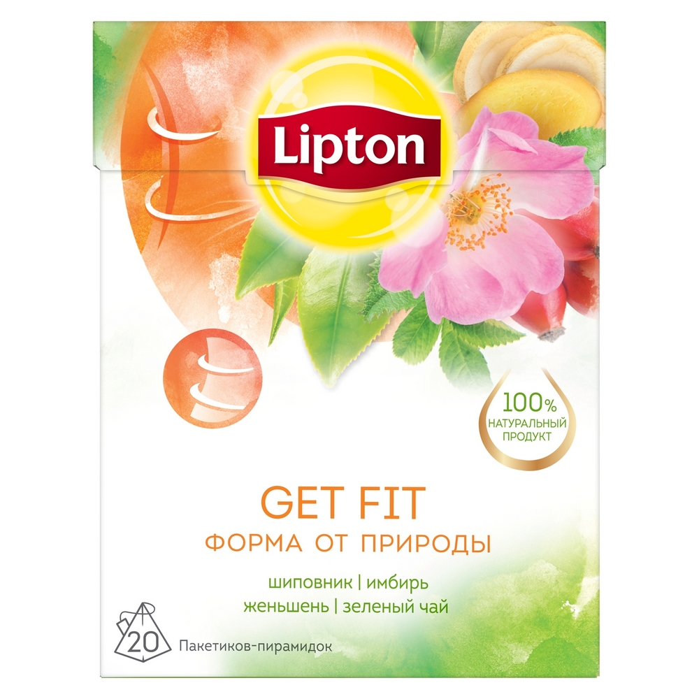 фото Чай зеленый lipton get fit 20 пак