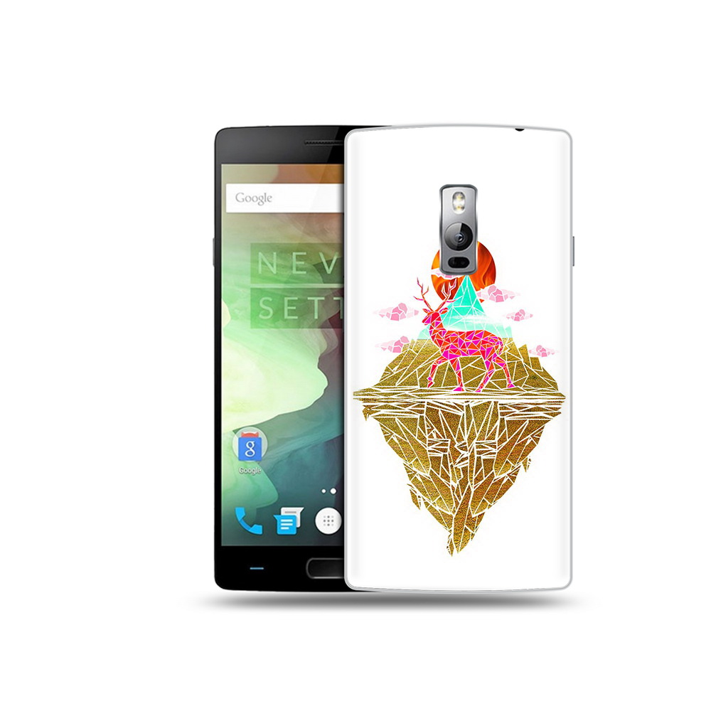 

Чехол MyPads Tocco для OnePlus 2 розовый олень абстракция, Прозрачный, Tocco