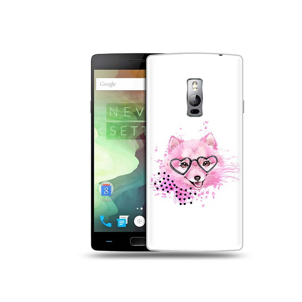 

Чехол MyPads Tocco для OnePlus 2 розовый волченок, Прозрачный, Tocco