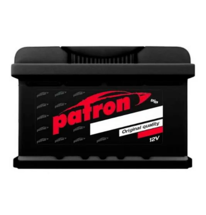 Аккумулятор PATRON PLUS 12V 57AH 500A ETN 0(R+) B13 242x175x190mm 13,1kg PATRON PB57-500R