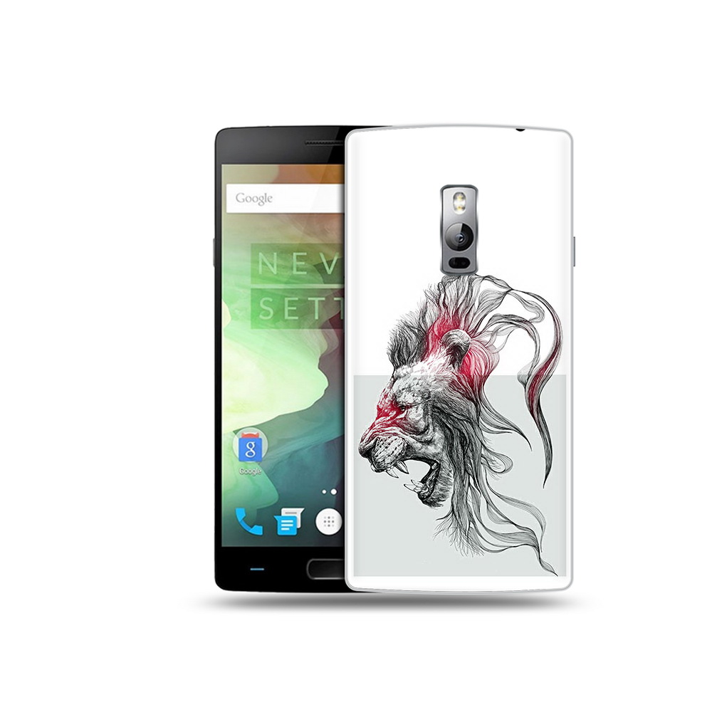 

Чехол MyPads Tocco для OnePlus 2 разъяренный лев, Прозрачный, Tocco
