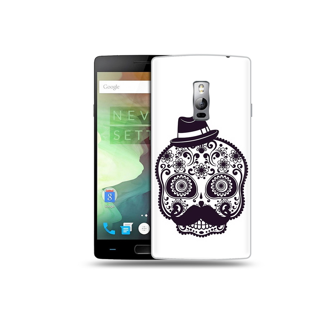 

Чехол MyPads Tocco для OnePlus 2 разрисованный скелет, Прозрачный, Tocco