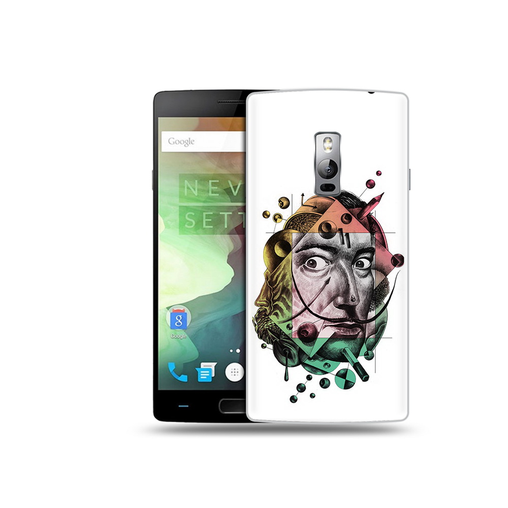 

Чехол MyPads Tocco для OnePlus 2 разноцветное лицо абстракция, Прозрачный, Tocco