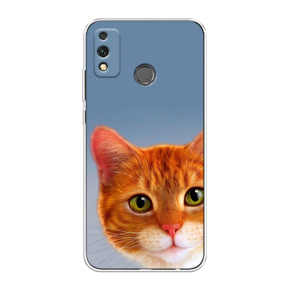 

Чехол на Honor 9X Lite "Любопытный котик", Коричневый, 6104250-1