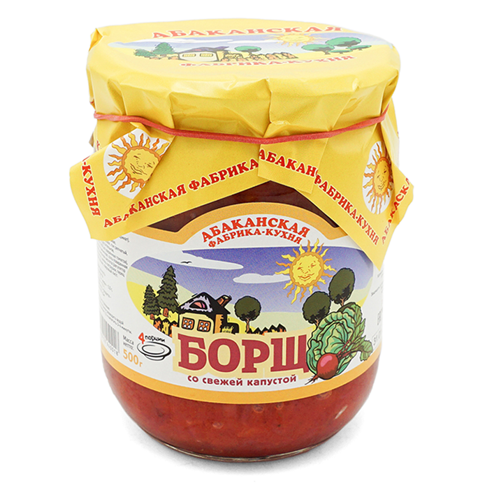 

Борщ Абаканская Фабрика-кухня со свежей капустой 500 мл