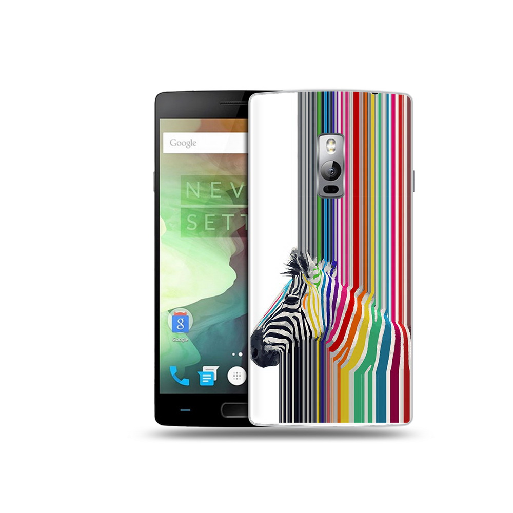 

Чехол MyPads Tocco для OnePlus 2 радужная зебра, Прозрачный, Tocco