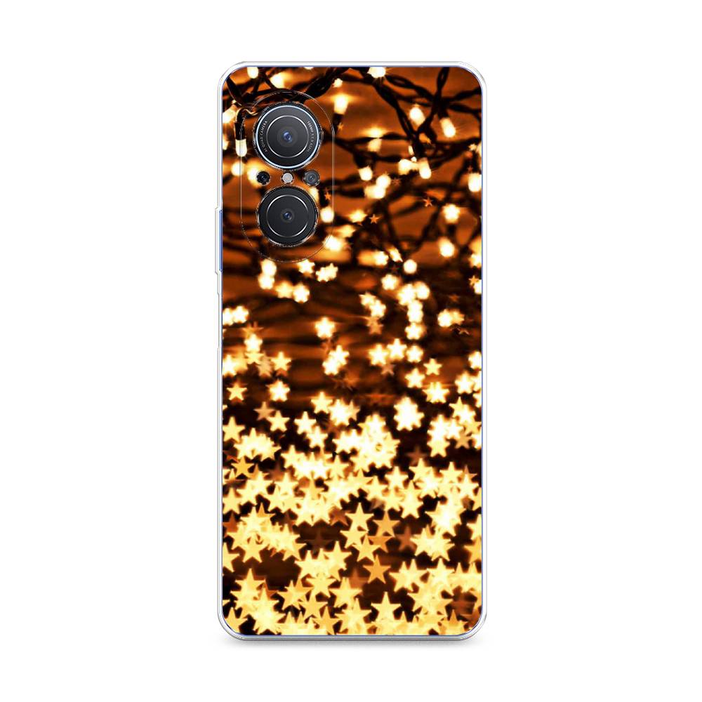 

Чехол для Huawei Nova 9 SE "Новогодняя гирлянда", Золотистый, 6107250-5