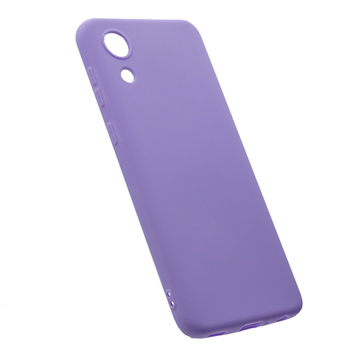 

Силиконовый чехол TPU Case матовый для Samsung A03core сиреневый, Фиолетовый