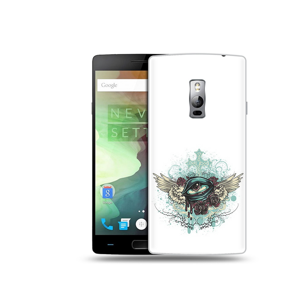 

Чехол MyPads Tocco для OnePlus 2 плачущий глаз с крыльями, Прозрачный, Tocco