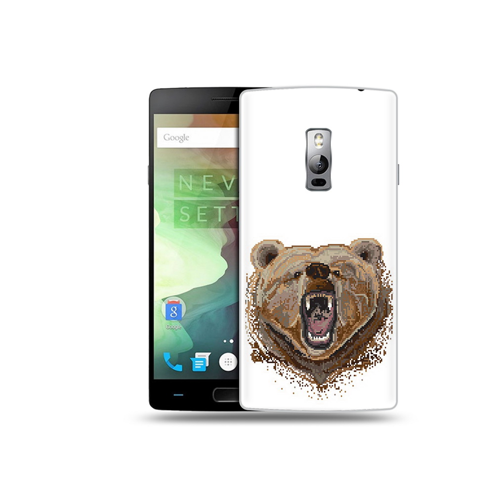 

Чехол MyPads Tocco для OnePlus 2 пиксельный медведь, Прозрачный, Tocco