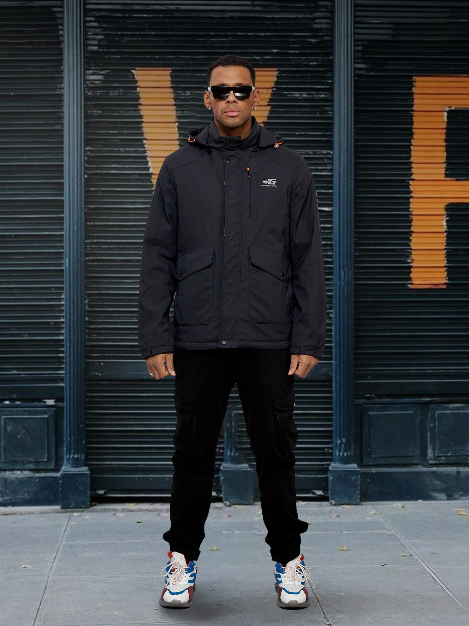 

Куртка мужская NoBrand OI-88025 синяя XXL, Синий, OI-88025