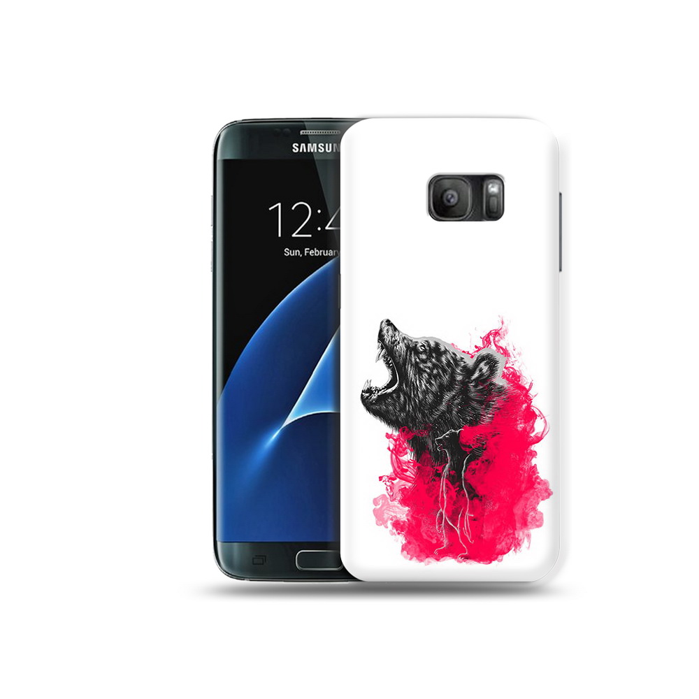 

Чехол MyPads Tocco для Samsung Galaxy S7 медведь в дымке, Прозрачный, Tocco
