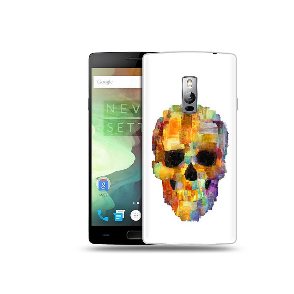 

Чехол MyPads Tocco для OnePlus 2 нарисованный череп, Прозрачный, Tocco