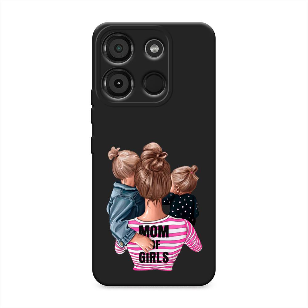 

Чехол Awog на Itel A60 "Mom of Girls", Разноцветный, 3201252-1