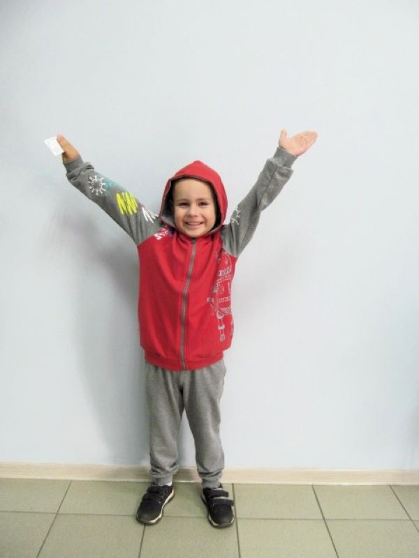 Костюм повседневный детский Breeze 16085, красный, серый, 104