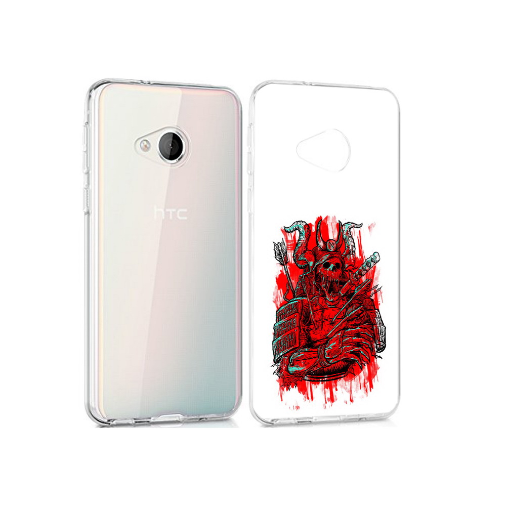 

Чехол MyPads Tocco для HTC U Play красный скелет воин, Прозрачный, Tocco