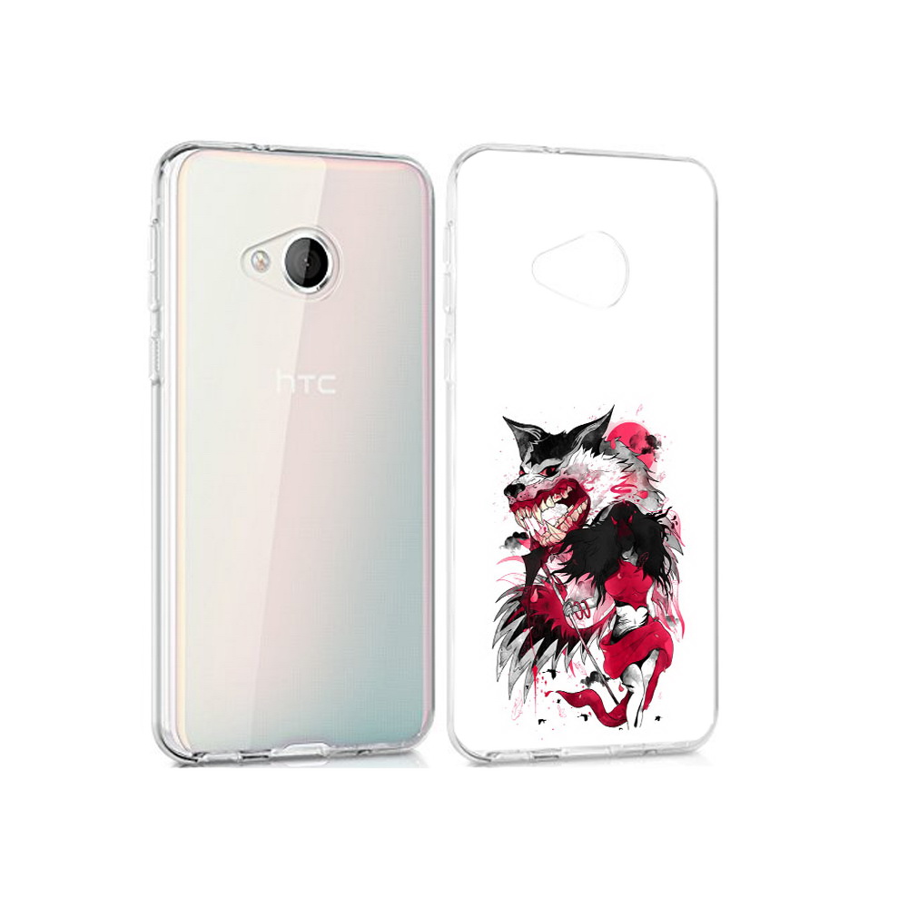 

Чехол MyPads Tocco для HTC U Play красная шапочка, Прозрачный, Tocco