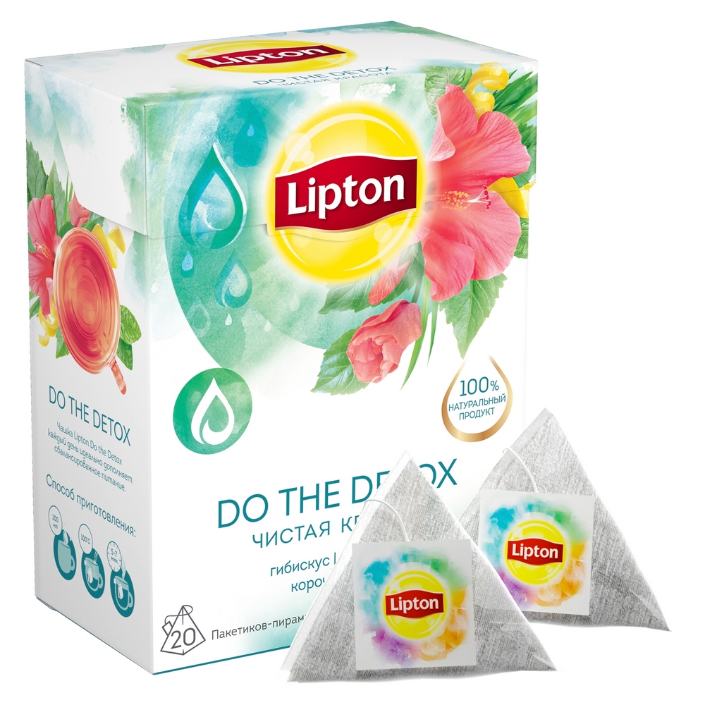 фото Напиток lipton do the detox чистая красота травяной в пакетиках 20*1.6 г