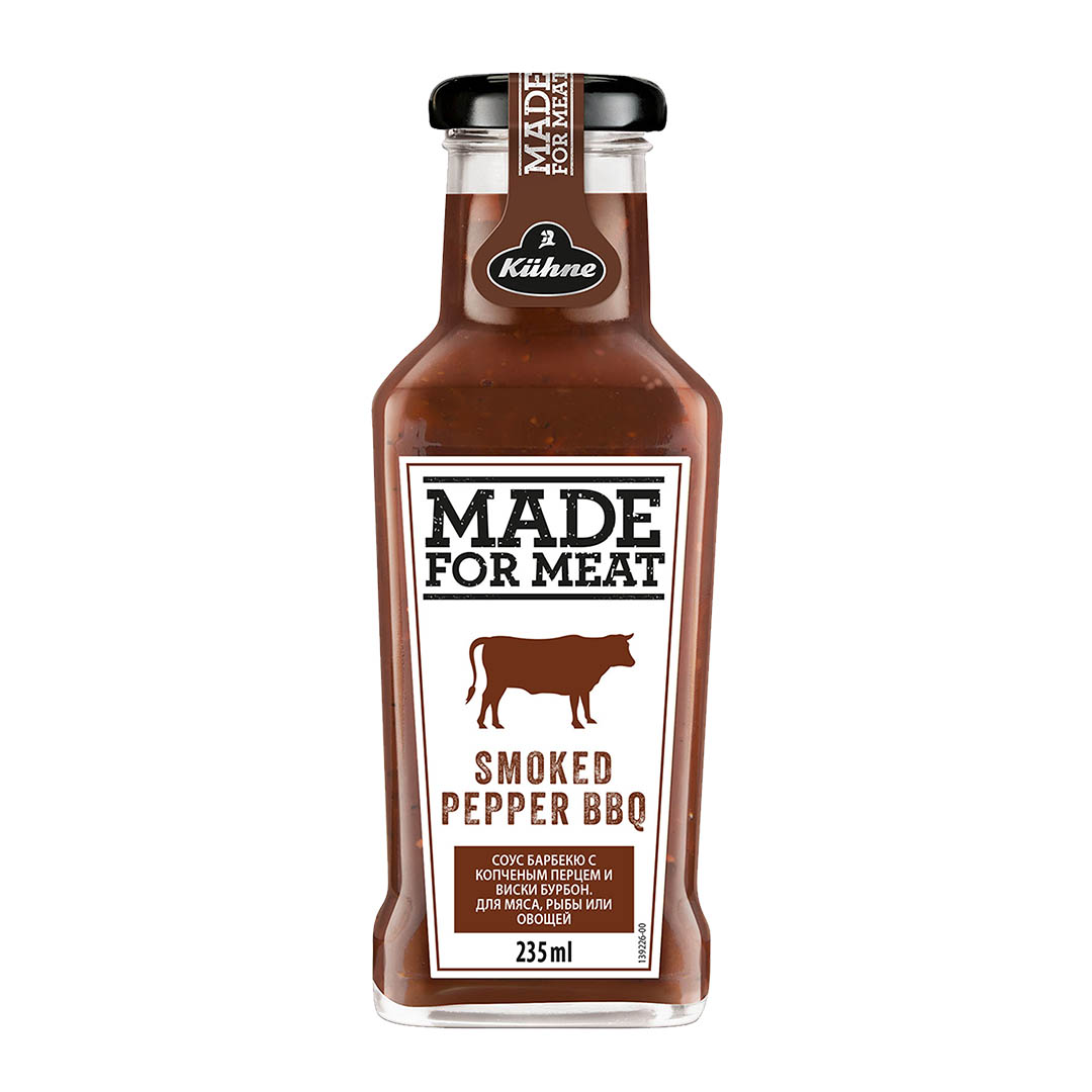 

Соус Kuhne Made for Meat томатный барбекю с копченым перцем, 235 мл
