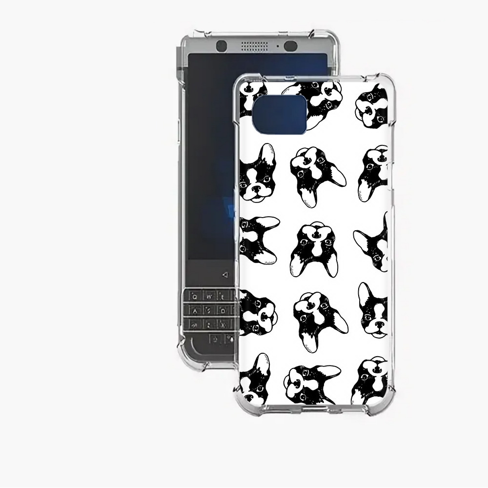 

Чехол MyPads Tocco для BlackBerry Motion черно белые собачки, Прозрачный, Tocco