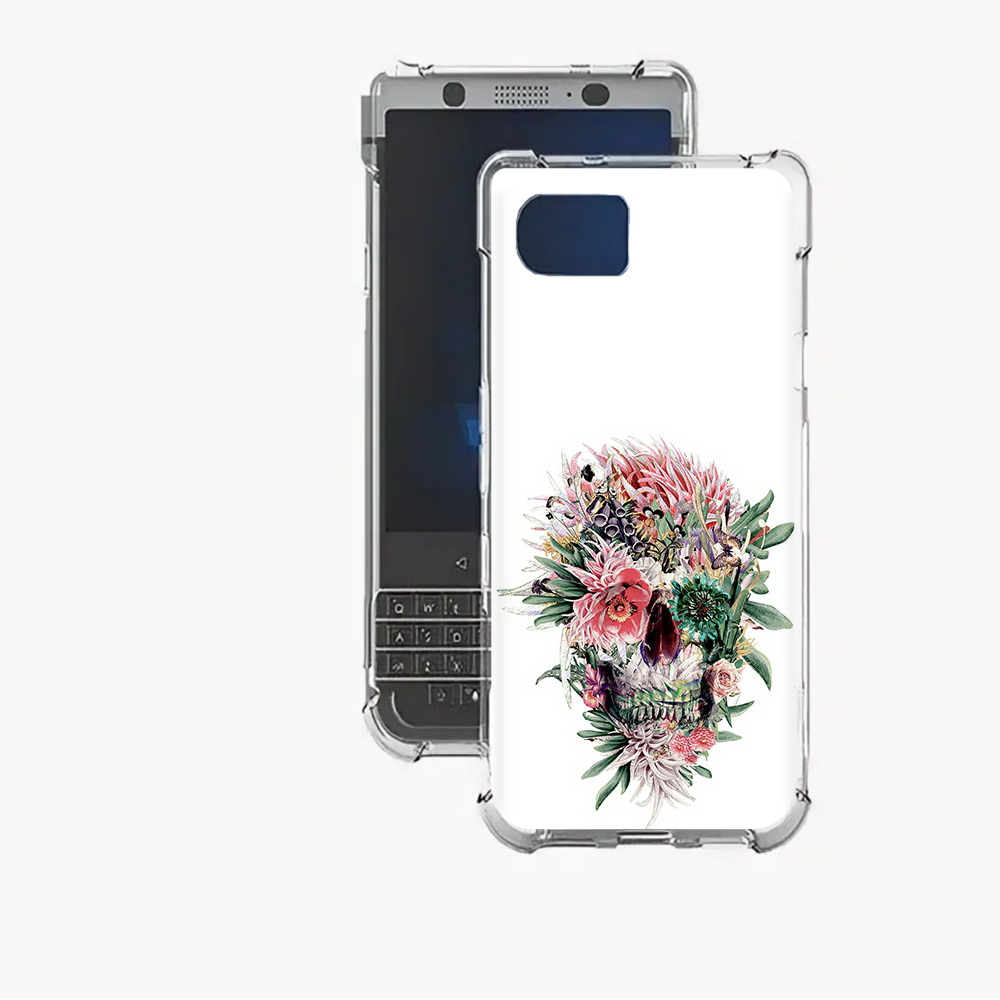 

Чехол MyPads Tocco для BlackBerry Motion череп из цветов, Прозрачный, Tocco