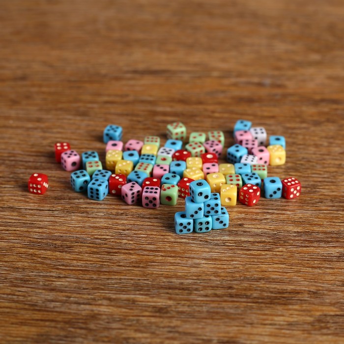 

Кости игральные, 1000 шт, 0.5 х 0.5 см