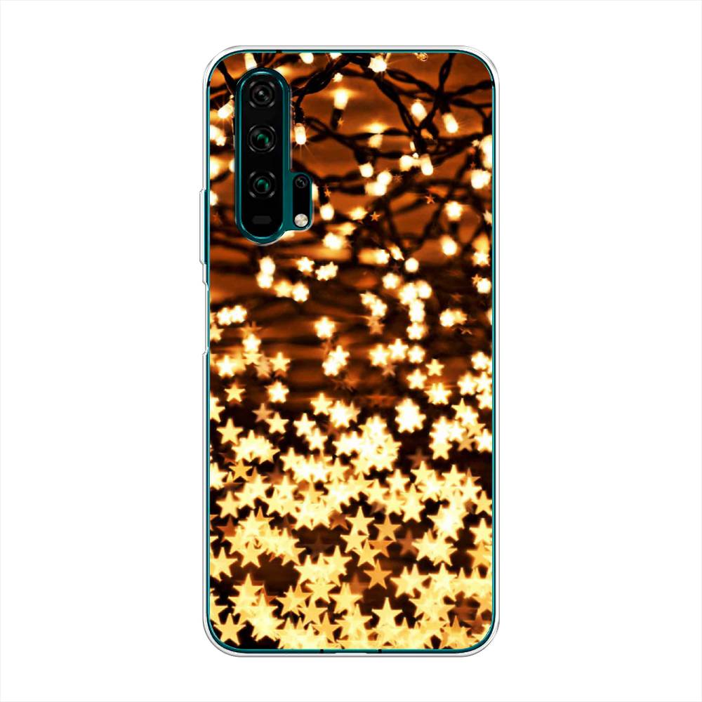 

Чехол для Honor 20 Pro "Новогодняя гирлянда", Золотистый, 69350-5