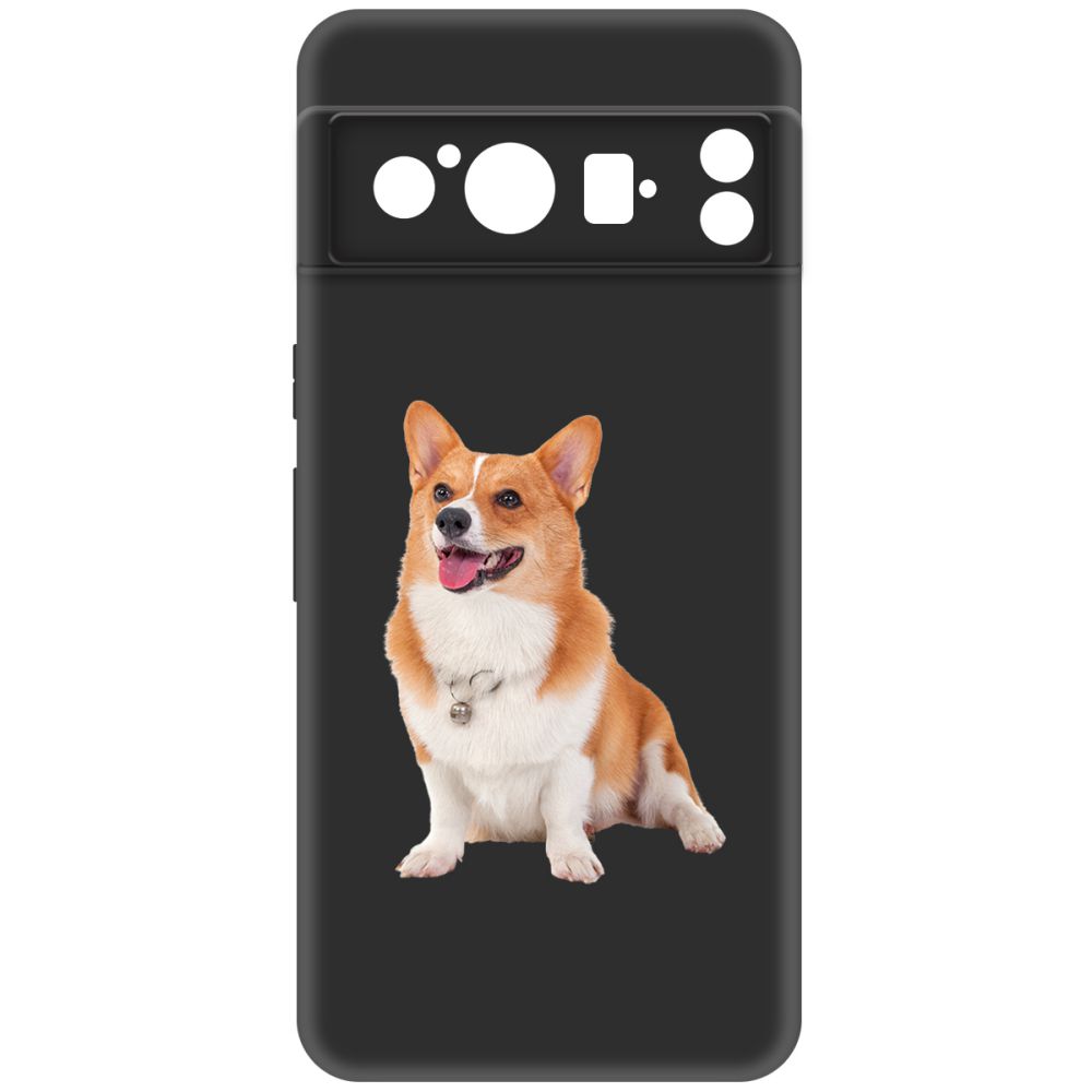 

Чехол-накладка Krutoff Soft Case Корги для Google Pixel 8 Pro черный